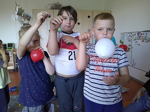 Wir forschen mit Luft.